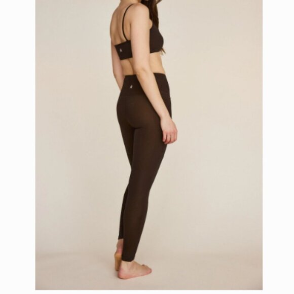 Strut This Dallas Ankle Leggings High Rise Side Pockets Kona Brown Women Medium - Picture 2 of 14